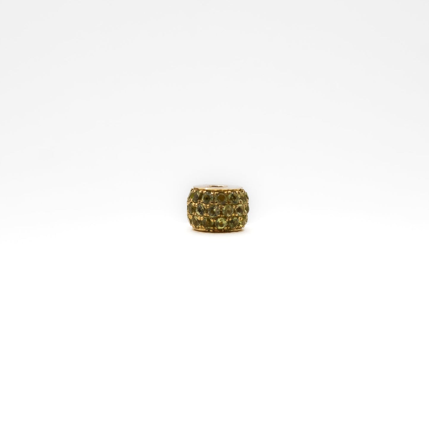 My Twist 14k Bead 4x6 Peridot