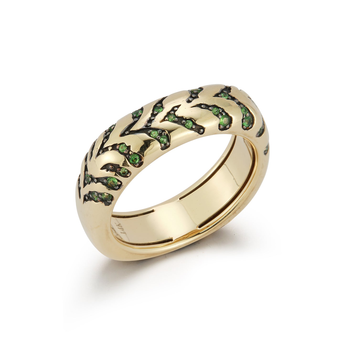 Tiger GG Square Rounded Ring