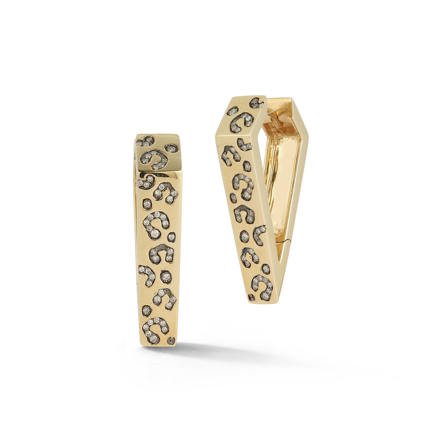 Large Angular Hoop-Leopard - 79LayersLarge Angular Hoop-Leopard