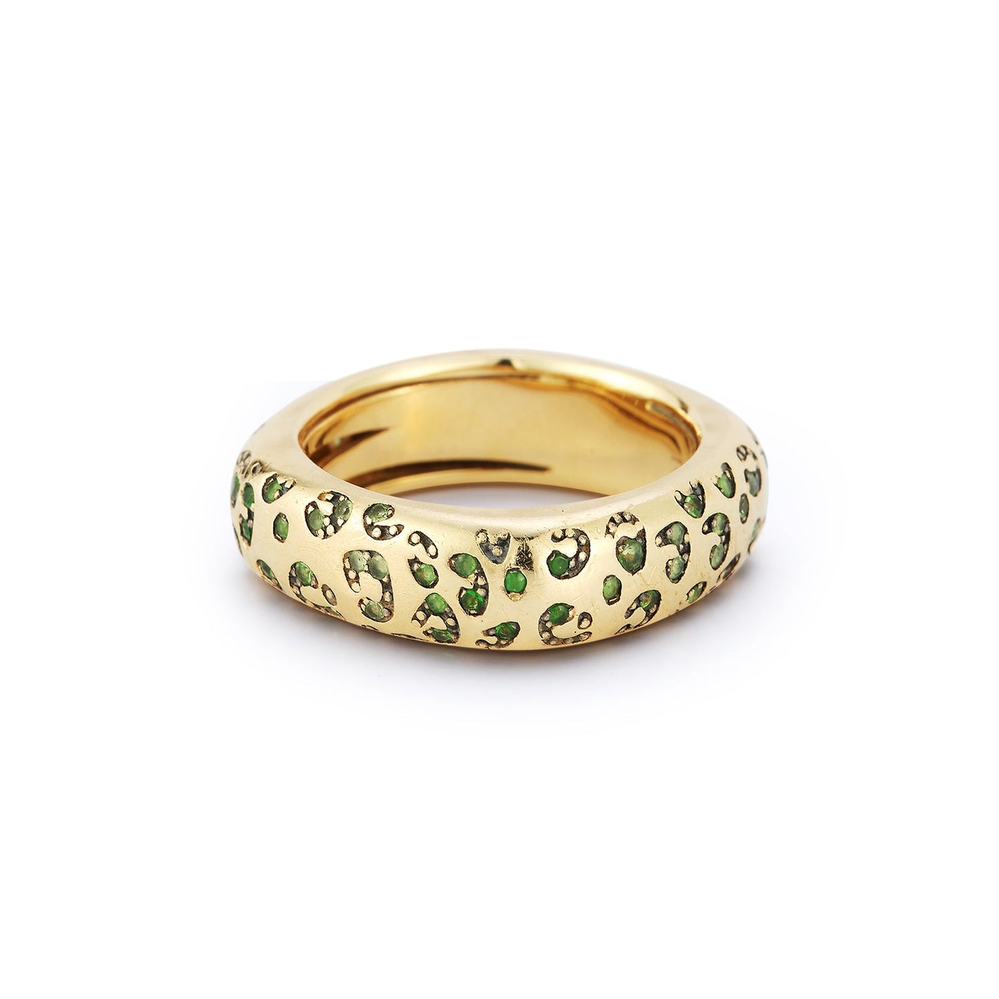 Leopard GG Square Rounded Ring- Full - 79LayersLeopard GG Square Rounded Ring- Full