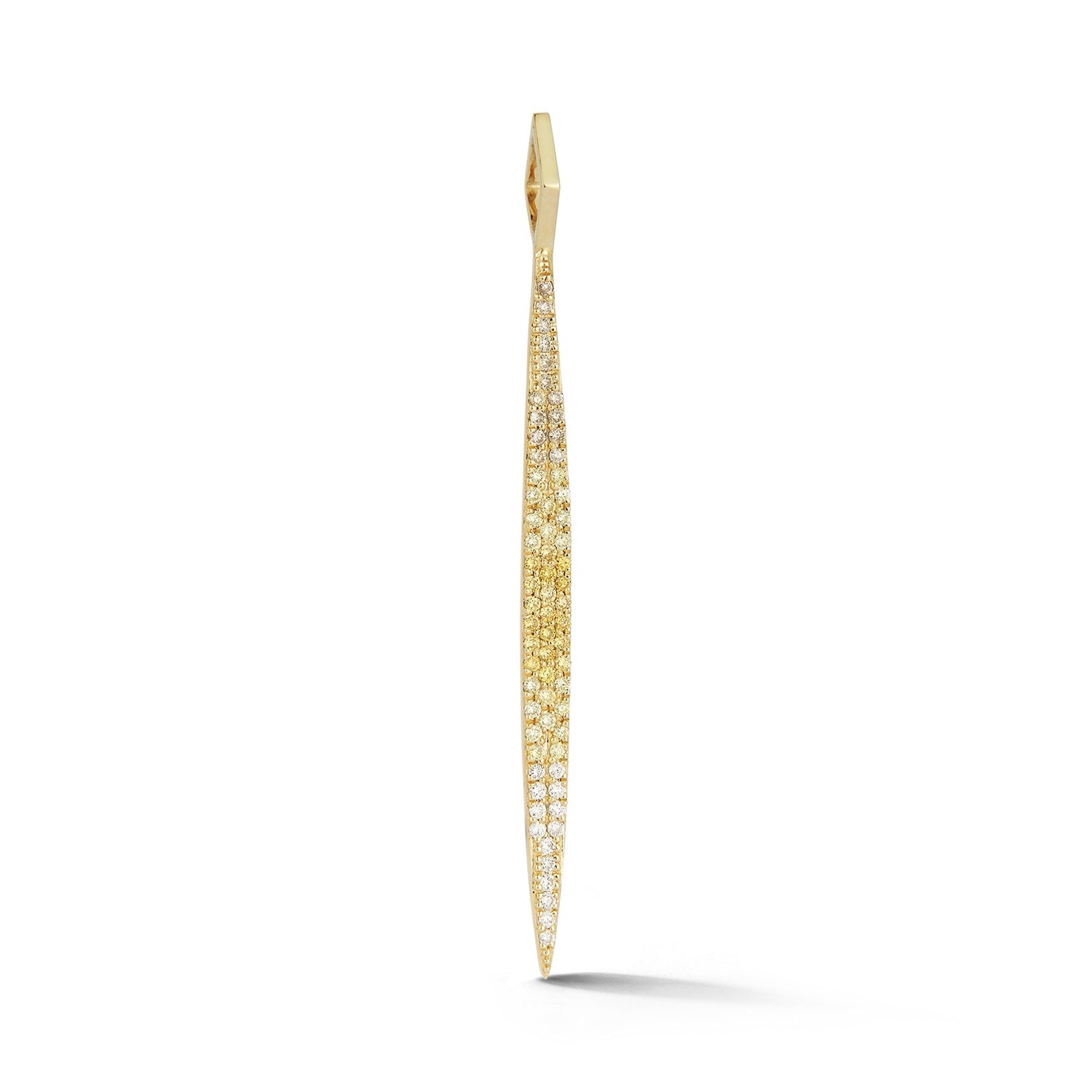 Quill charm yellow diamond ombre - 79LayersQuill charm yellow diamond ombre