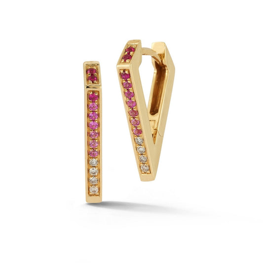 Angular Huggie Butterfly