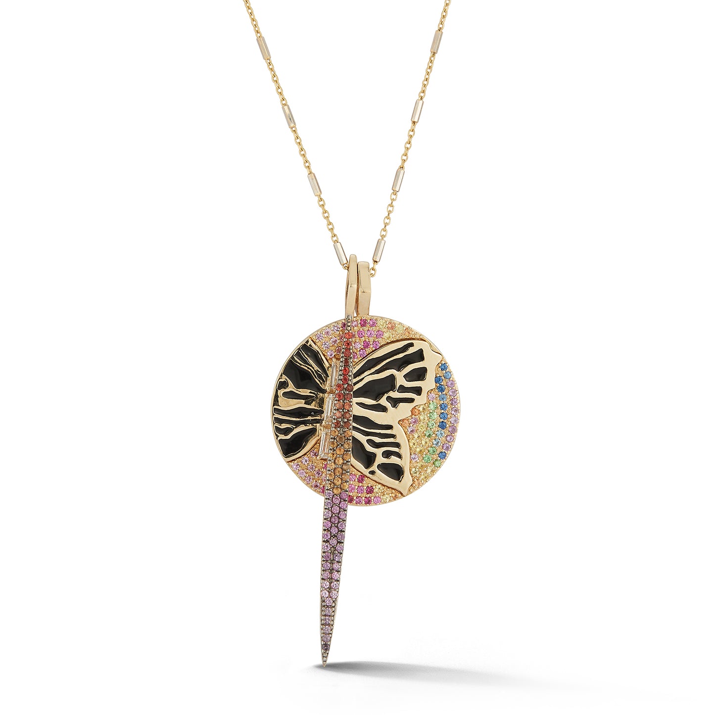 Quill charm "Butterfly"