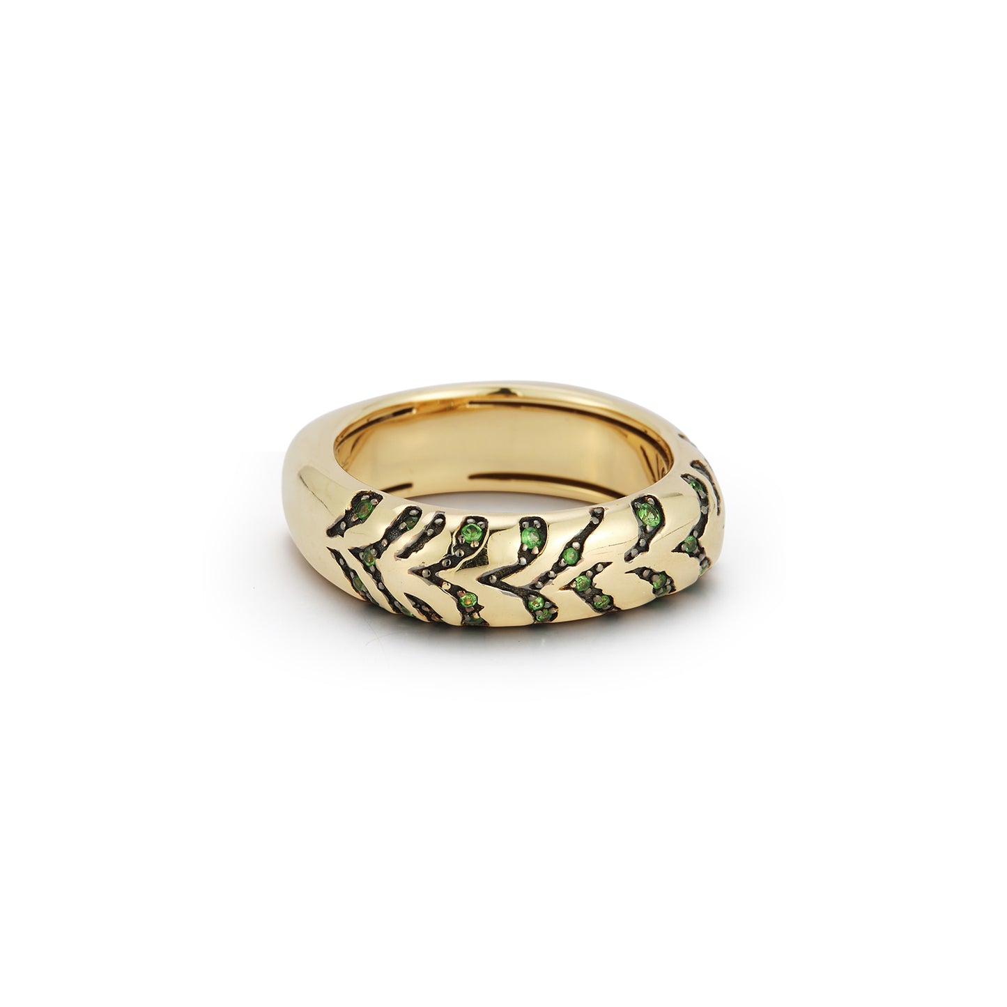 Tiger GG Square Rounded Ring