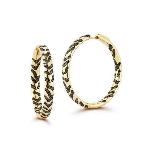 40mm Diamond Hoops - 79Layers40mm Diamond Hoops