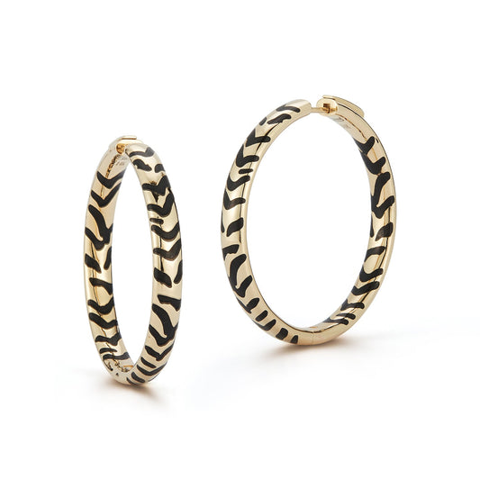 40mm Enamel Hoops - 79Layers40mm Enamel Hoops
