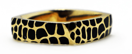 Crocodile Enamel Twist Ring - 79LayersCrocodile Enamel Twist Ring