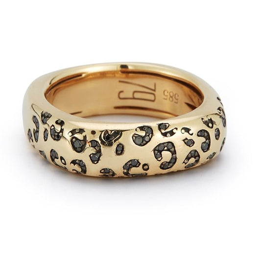 Leopard BD Square Rounded Ring - 79LayersLeopard BD Square Rounded Ring