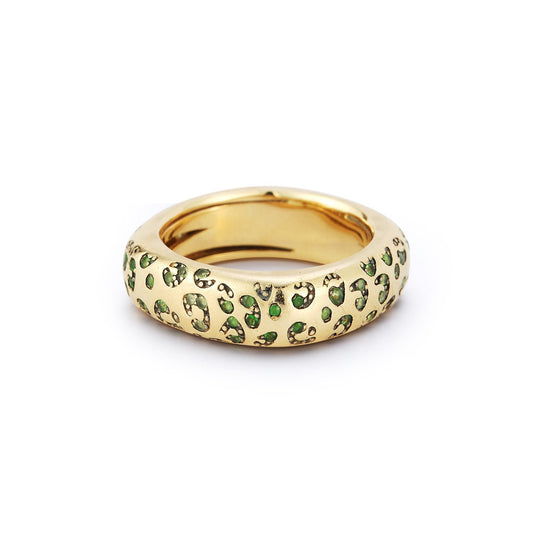 Leopard GG Square Rounded Ring - 79LayersLeopard GG Square Rounded Ring