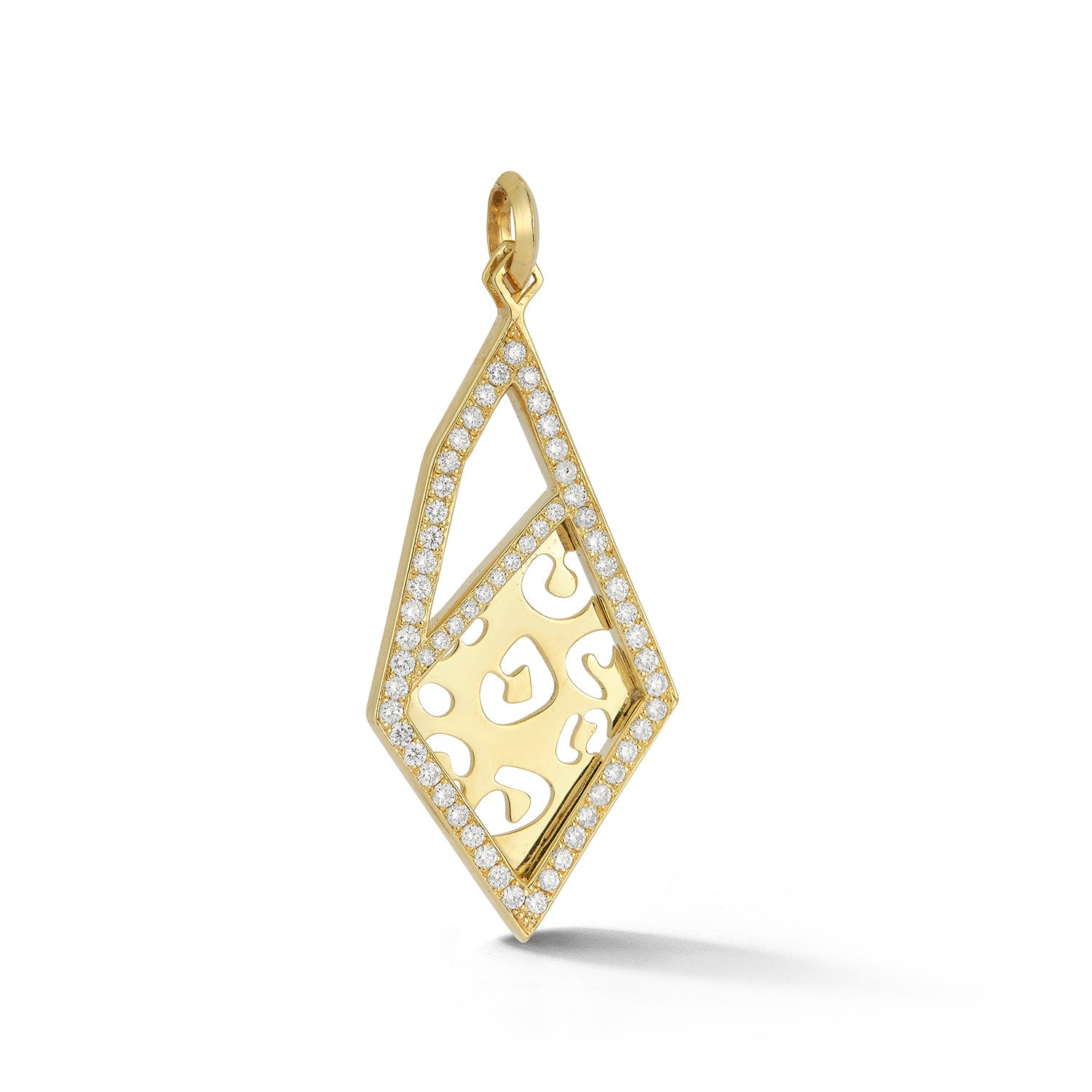 Leopard pattern angular pendant - 79LayersLeopard pattern angular pendant