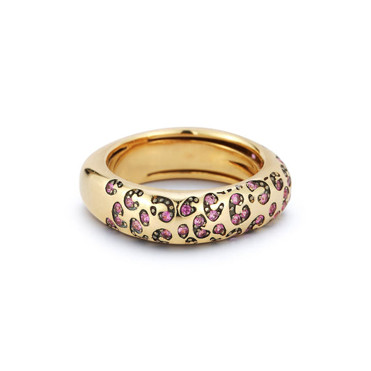 Leopard PS Square Rounded Ring - 79LayersLeopard PS Square Rounded Ring