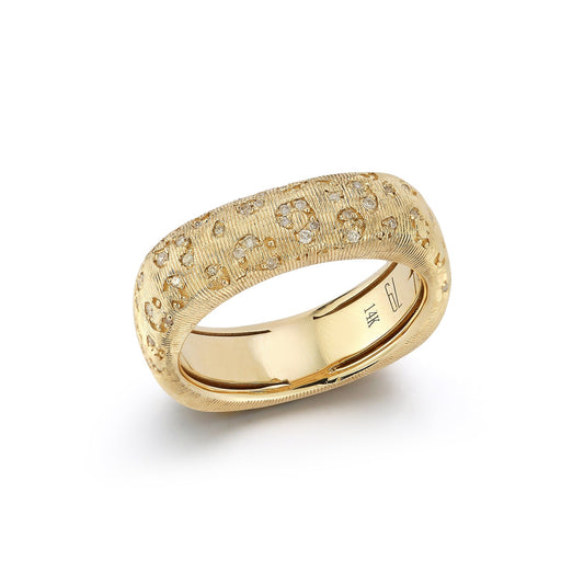 Leopard WD Square Rounded Ring - 79LayersLeopard WD Square Rounded Ring