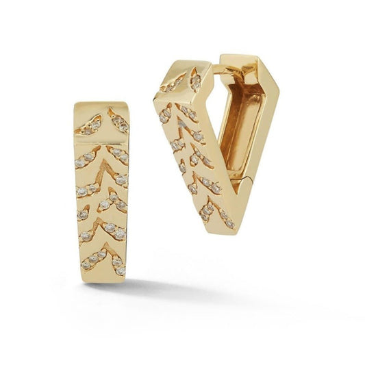 Small Angular Hoops - Tiger - 79LayersSmall Angular Hoops - Tiger